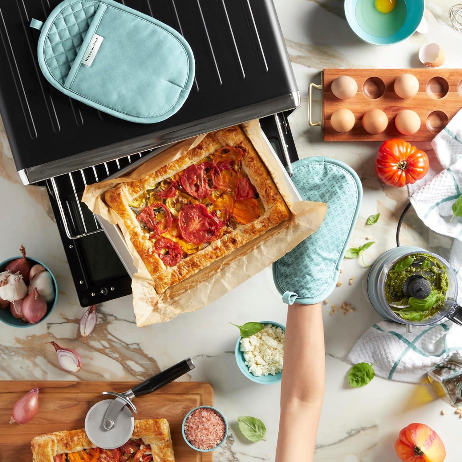 imageKITCHENAID Asteroid Pot Holder 2Pack Set Mineral Water 65quotx10quot