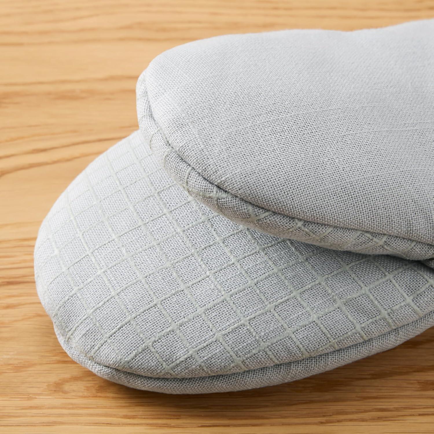 imageKITCHENAID Gourmet Series Gridlines Mini Oven Mitts 2Pack Set Heat Resistant up to 600F Soft Silicone Grip Magnetic Cuff Dried Rose 55quotx9quotMatte Grey