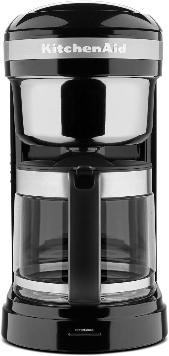 imageKitchenAid 12 Cup Drip Coffee Maker with Spiral Showerhead and Programmable Warming Plate KCM1209 Onyx BlackOnyx Black