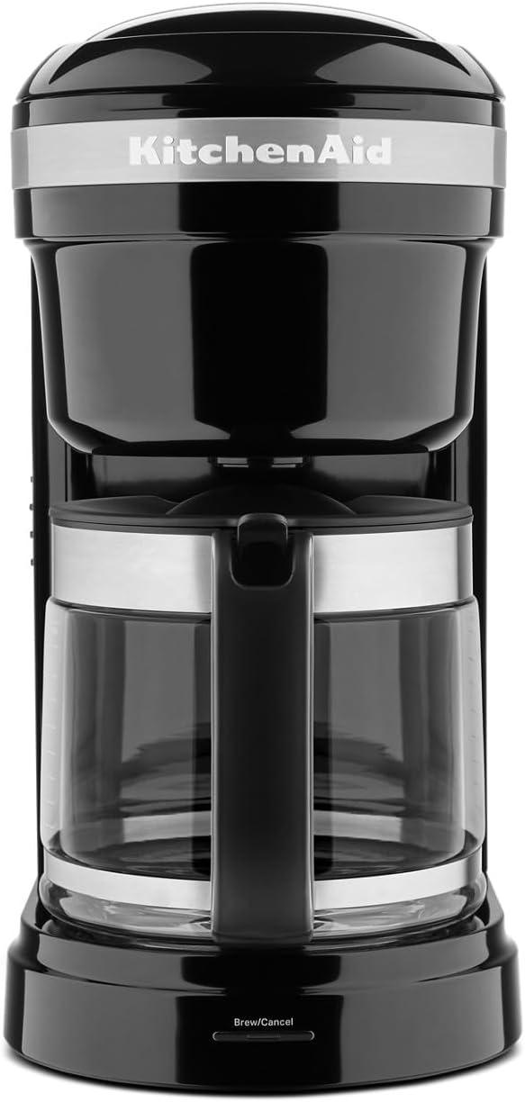 imageKitchenAid 12 Cup Drip Coffee Maker with Spiral Showerhead and Programmable Warming Plate KCM1209 Onyx BlackOnyx Black