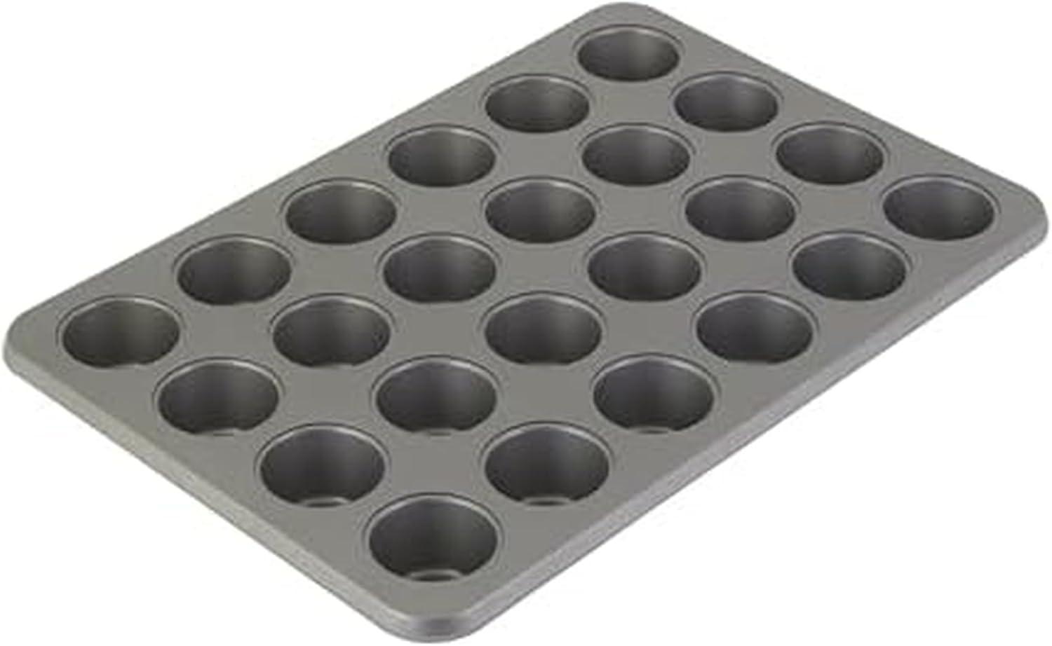 imageKitchenAid 12Cup Nonstick Aluminized Steel Muffin Pan PistachioContour Silver