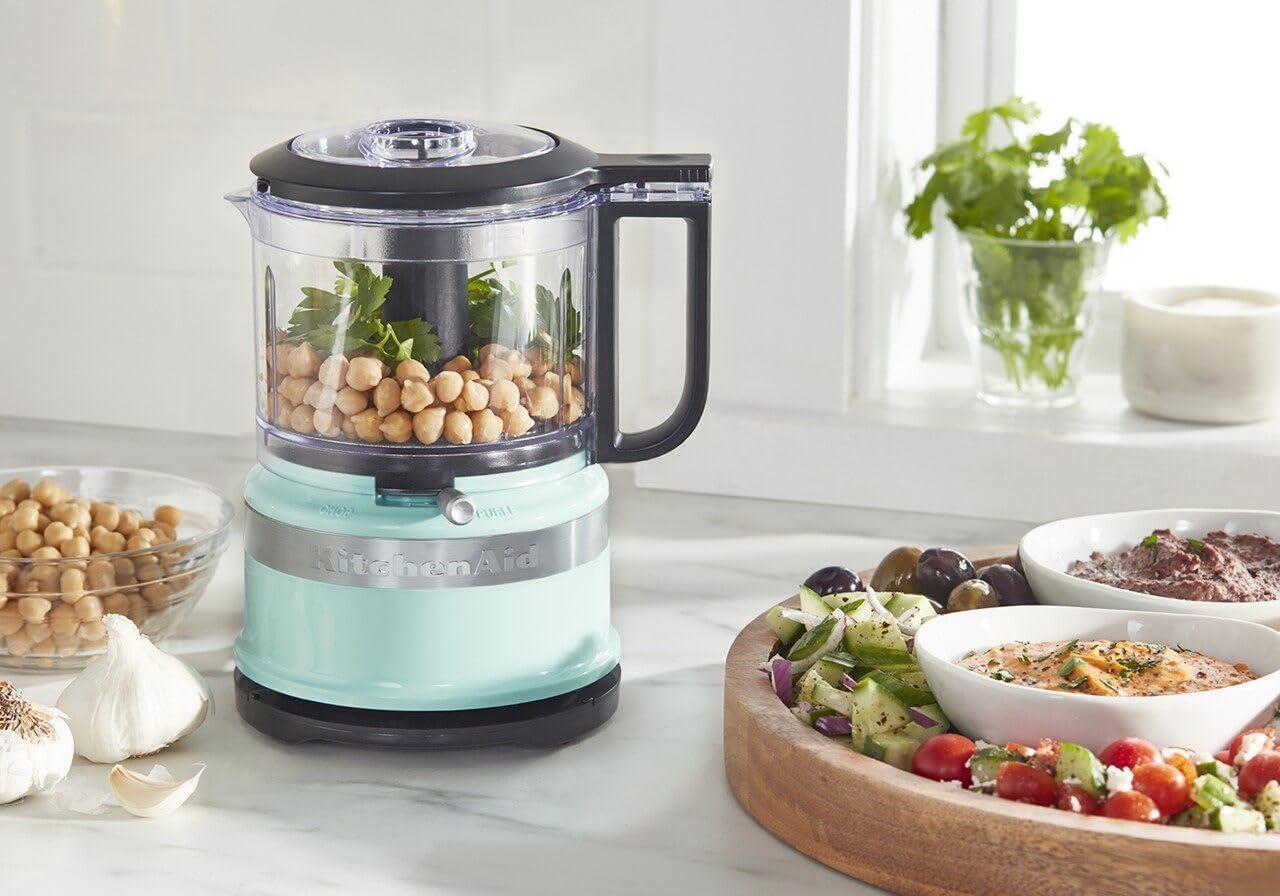 imageKitchenAid 35 Cup Food Chopper KFC3516AQ Aqua SkyIce Blue