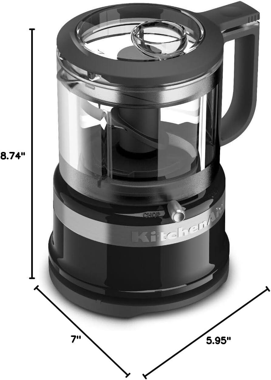 imageKitchenAid 35 Cup Food Chopper KFC3516AQ Aqua SkyOnyx Black