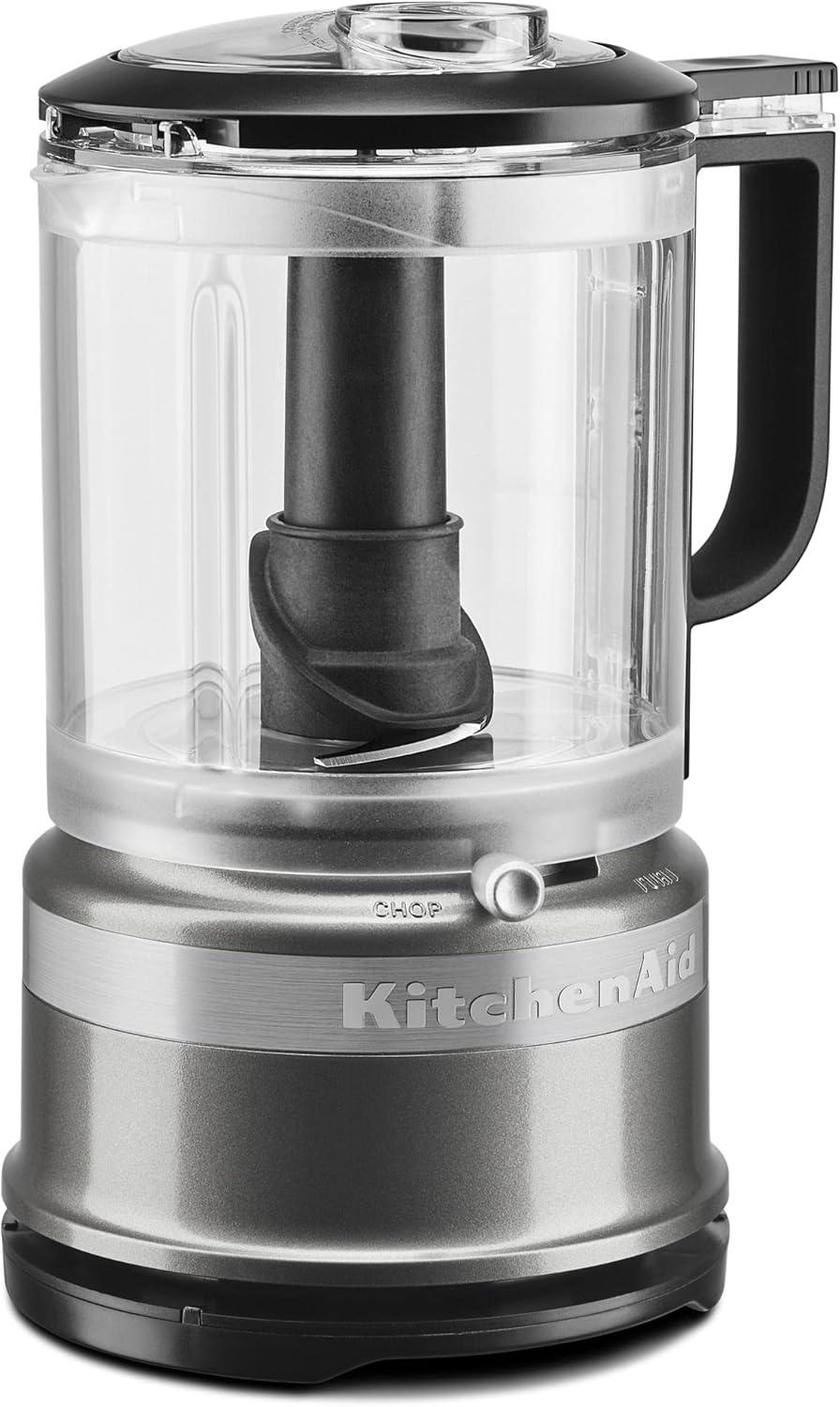 imageKitchenAid 5 Cup Food Chopper Cordless KFCB519VB Blue VelvetContour Silver