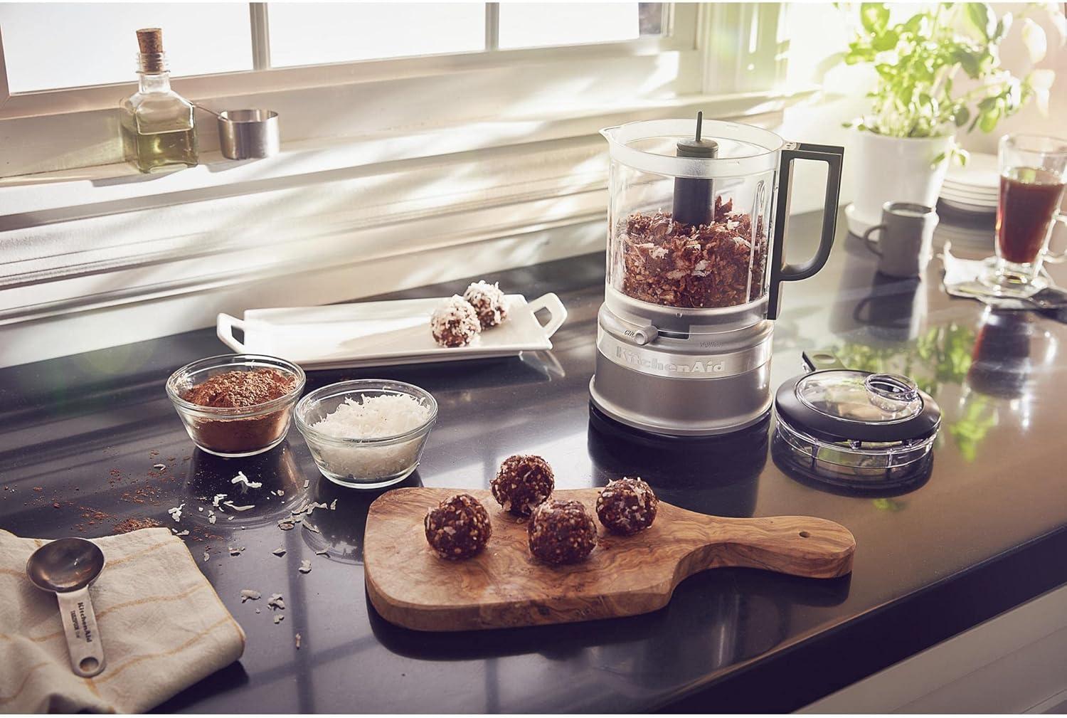 imageKitchenAid 5 Cup Food Chopper Cordless KFCB519VB Blue VelvetContour Silver