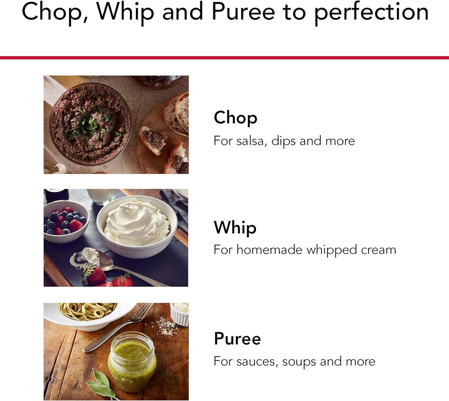 imageKitchenAid 5 Cup Food Chopper Cordless KFCB519VB Blue VelvetPassion Red