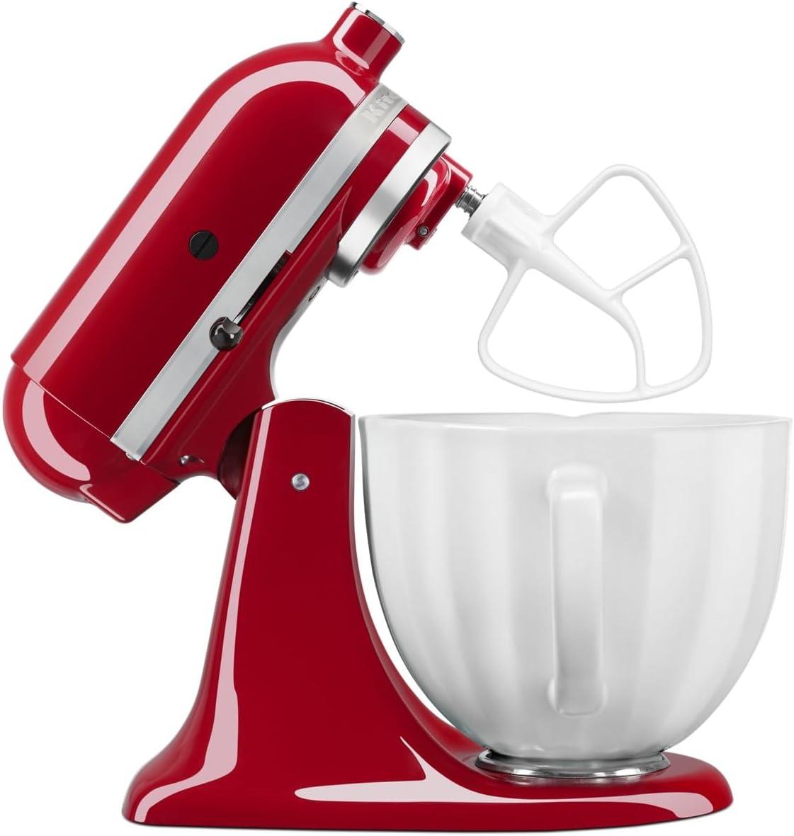 imageKitchenAid 5 Quart Ceramic Bowl for all 455 Quart TiltHead Stand Mixers KSM2CB5PWS White Shell