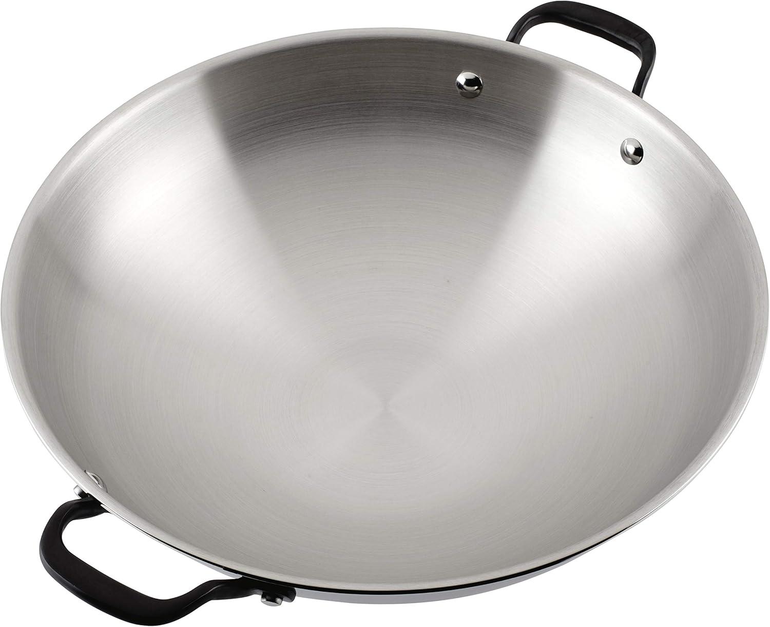 imageKitchenAid 5Ply Clad Polished Stainless Steel Frying PanSkillet 10 Inch Stainless SteelStainless Steel