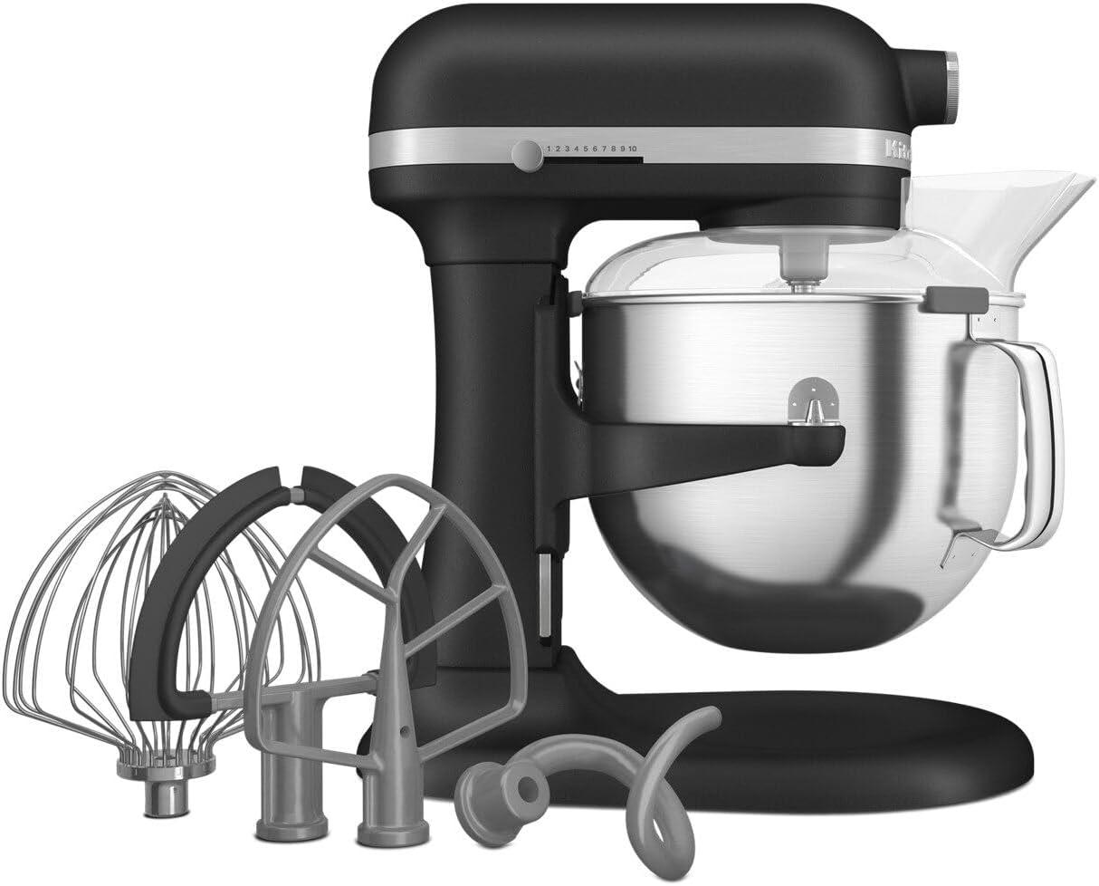 imageKitchenAid 7 Quart BowlLift Stand MixerCast Iron Black