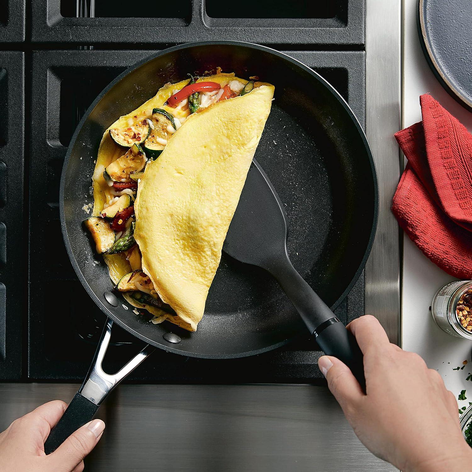 imageKitchenAid 84802 Hard Anodized Nonstick Frying PanSkillet 1225 Inch Onyx BlackOnyx Black