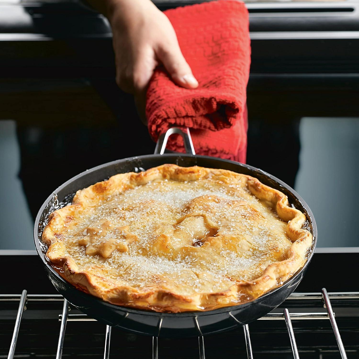 imageKitchenAid 84802 Hard Anodized Nonstick Frying PanSkillet 1225 Inch Onyx BlackOnyx Black