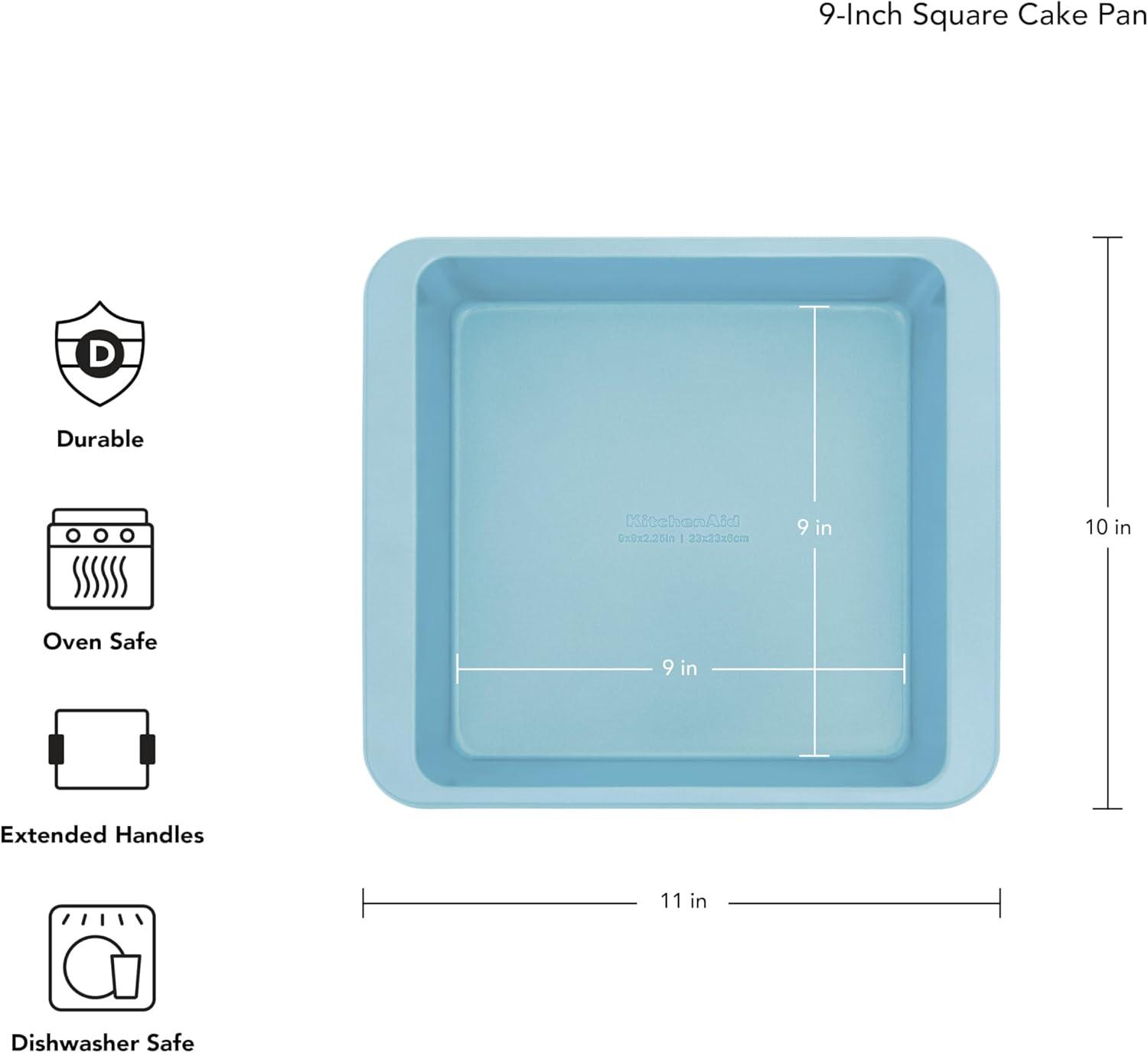 imageKitchenAid 9in Nonstick Aluminized Steel Square Cake Pan Mineral WaterMineral Water