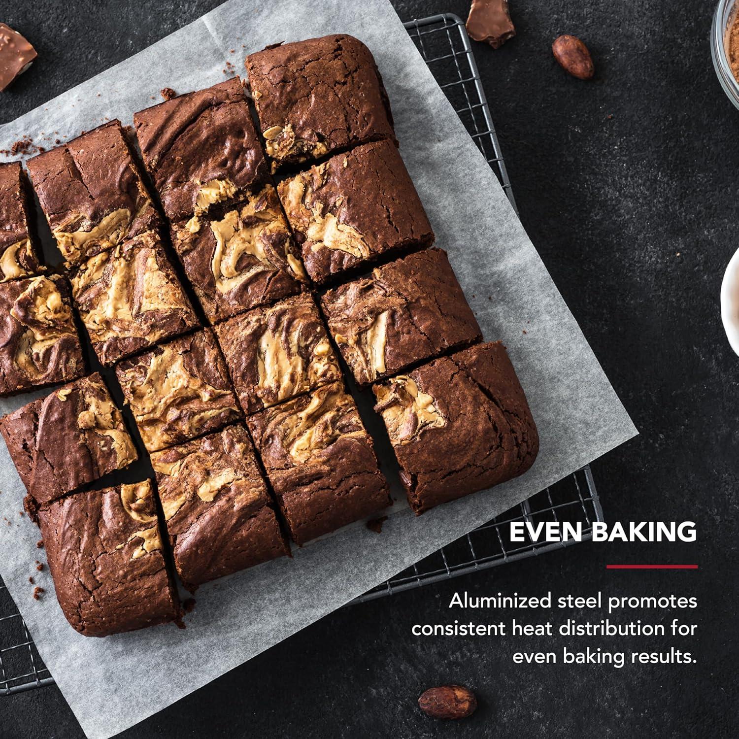 imageKitchenAid 9in Nonstick Aluminized Steel Square Cake Pan Mineral WaterMineral Water