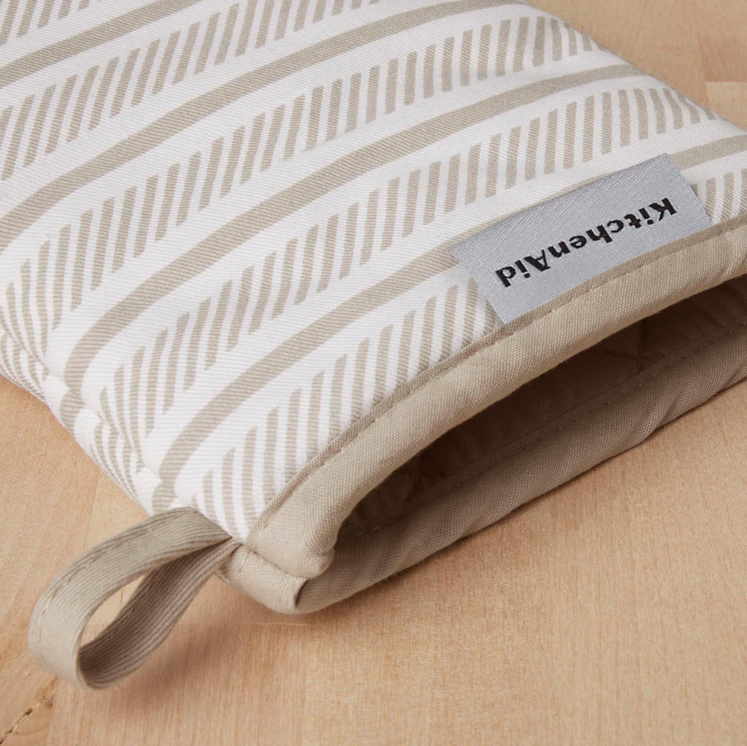 imageKitchenAid Albany Mini Oven Mitt 2Pack Set Dried Rose 55quotx8quotMilkshake