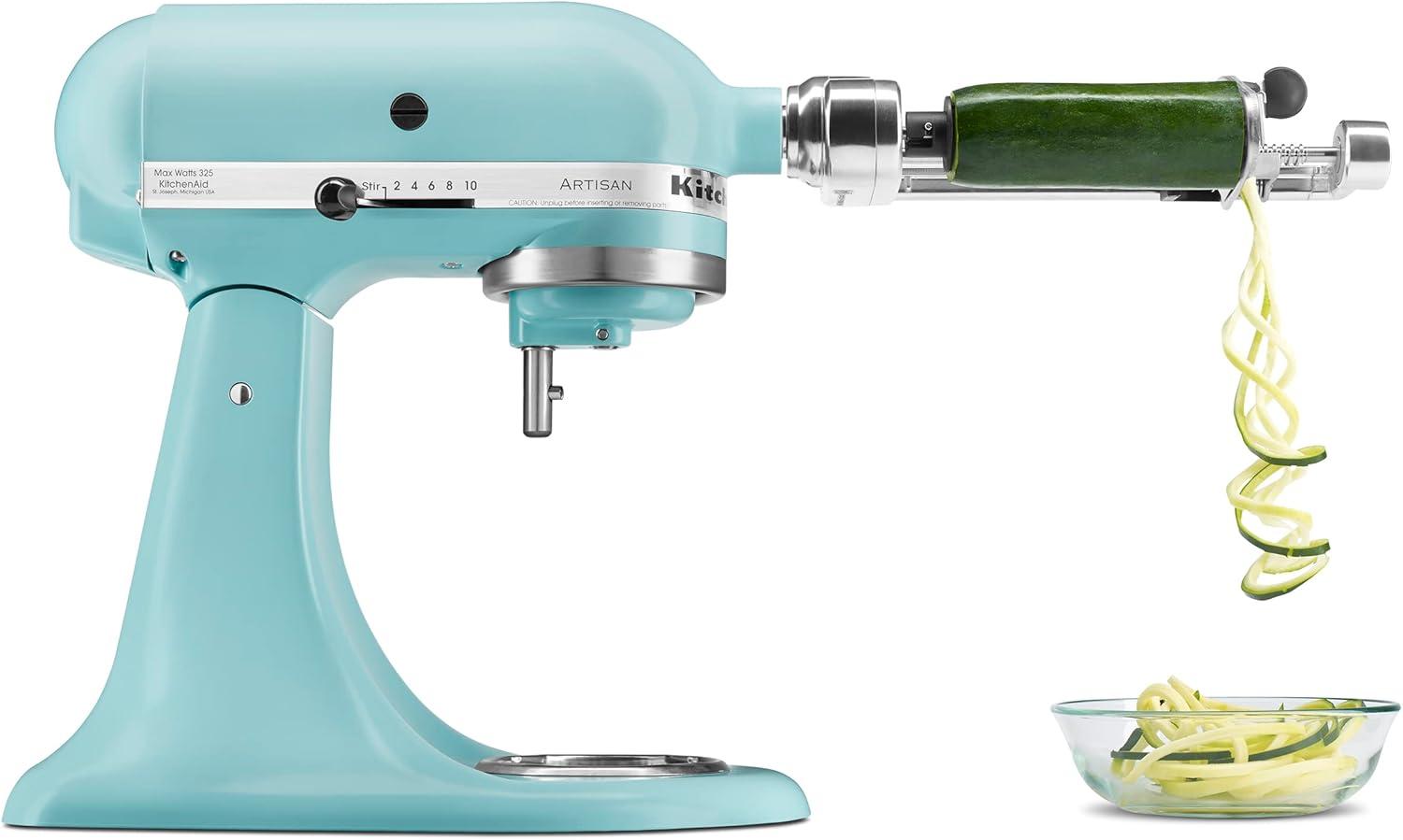 imageKitchenAid Artisan Series 5 Quart Tilt Head Stand Mixer with Pouring Shield KSM150PS Lavender CreamMineral Water
