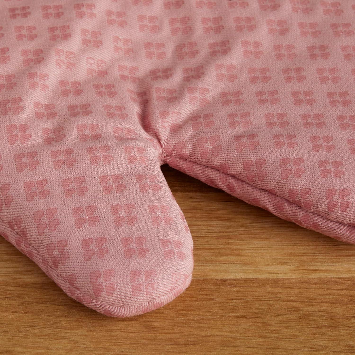 imageKitchenAid Asteroid Oven Mitt Set 7quotx125quot Aqua Sky 2 PieceDried Rose