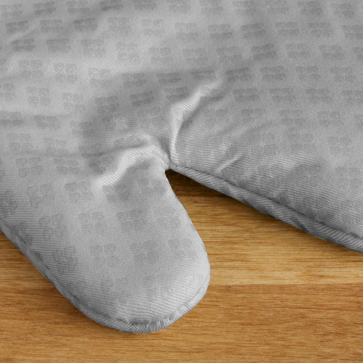 imageKitchenAid Asteroid Oven Mitt Set 7quotx125quot Dried Rose 2 PieceGray