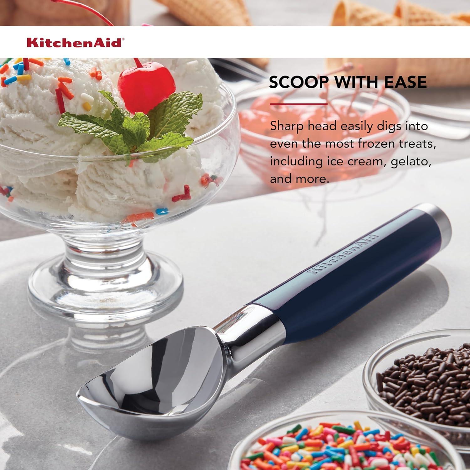 imageKitchenAid Classic Ice Cream Scoop Ink Blue 845 Inch