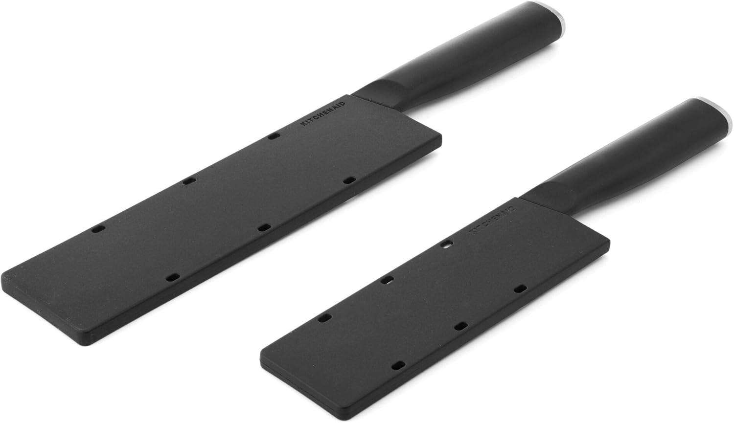 imageKitchenAid Classic Serrated Bread Knife with CustomFit Blade Cover 8inch Sharp Kitchen Knife HighCarbon Japanese Stainless Steel Blade Black7