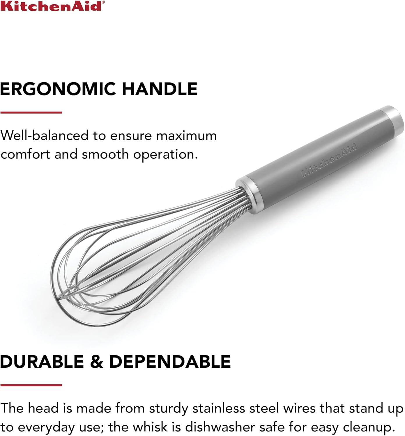 imageKitchenAid Classic Utility Whisk 105Inch PistachioGray