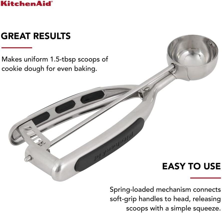imageKitchenAid Cookie Dough Scoop Set Set Of 3 BlackBlack