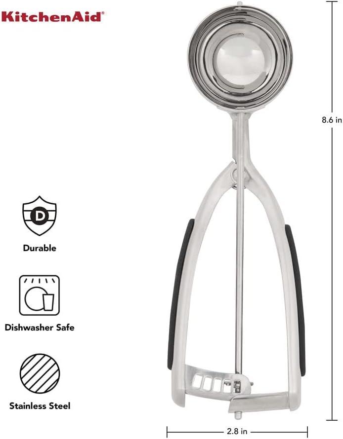 imageKitchenAid Cookie Dough Scoop Set Set Of 3 BlackBlack