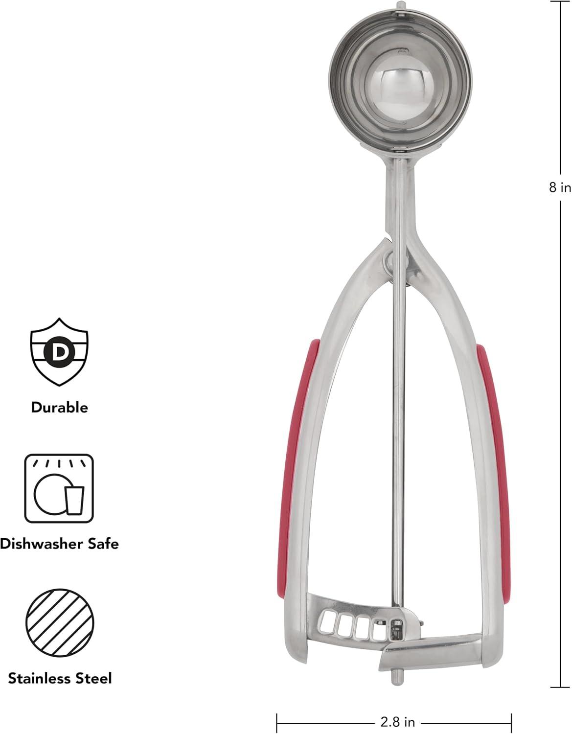 imageKitchenAid Cookie Dough Scoop Set Set Of 3 BlackRed