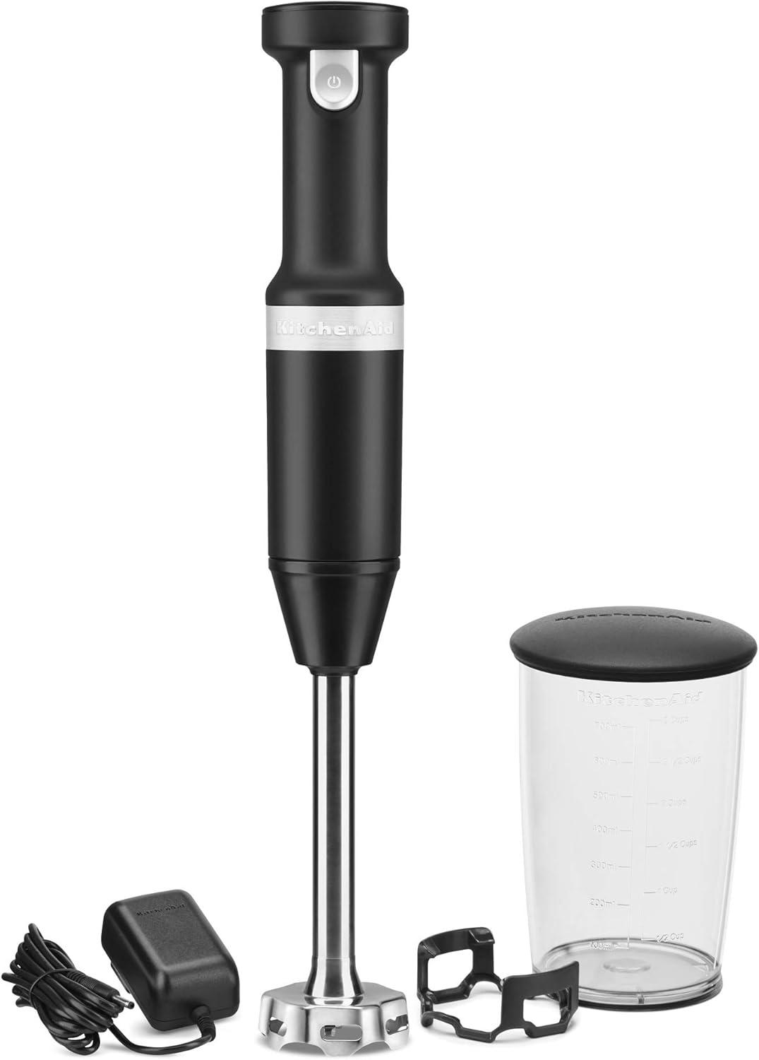 imageKitchenAid Cordless Variable Speed Hand Blender KHBBV53Black Matte