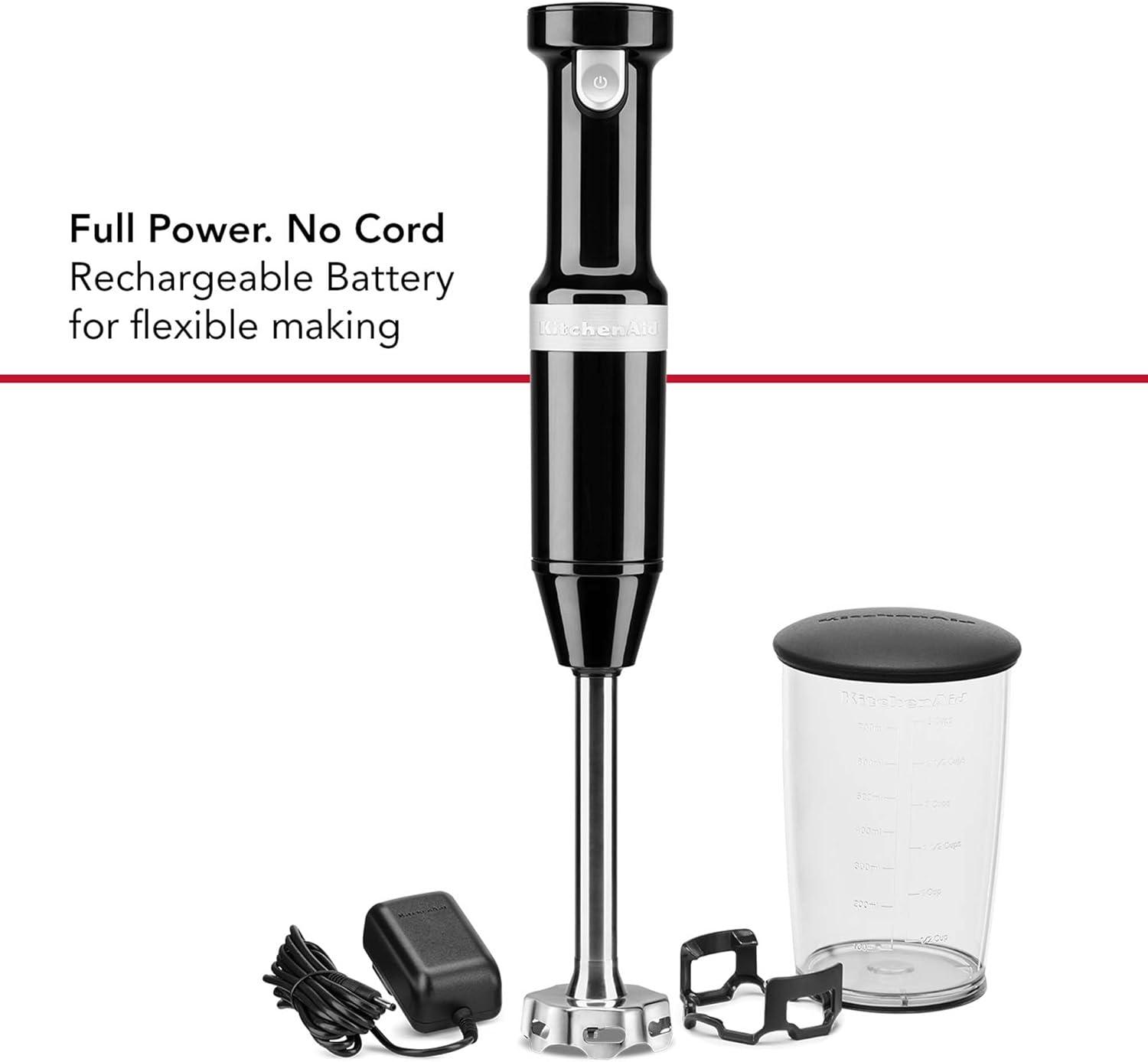 imageKitchenAid Cordless Variable Speed Hand Blender KHBBV53Onyx Black