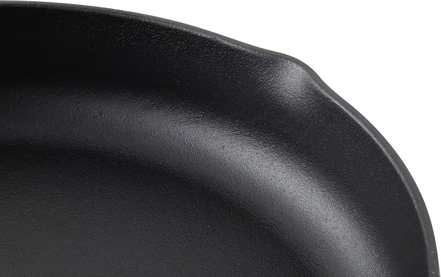 imageKitchenAid Enameled Cast Iron Frying PanSkillet with Helper Handle and Pour Spouts 12 Inch PistachioCast Iron Black