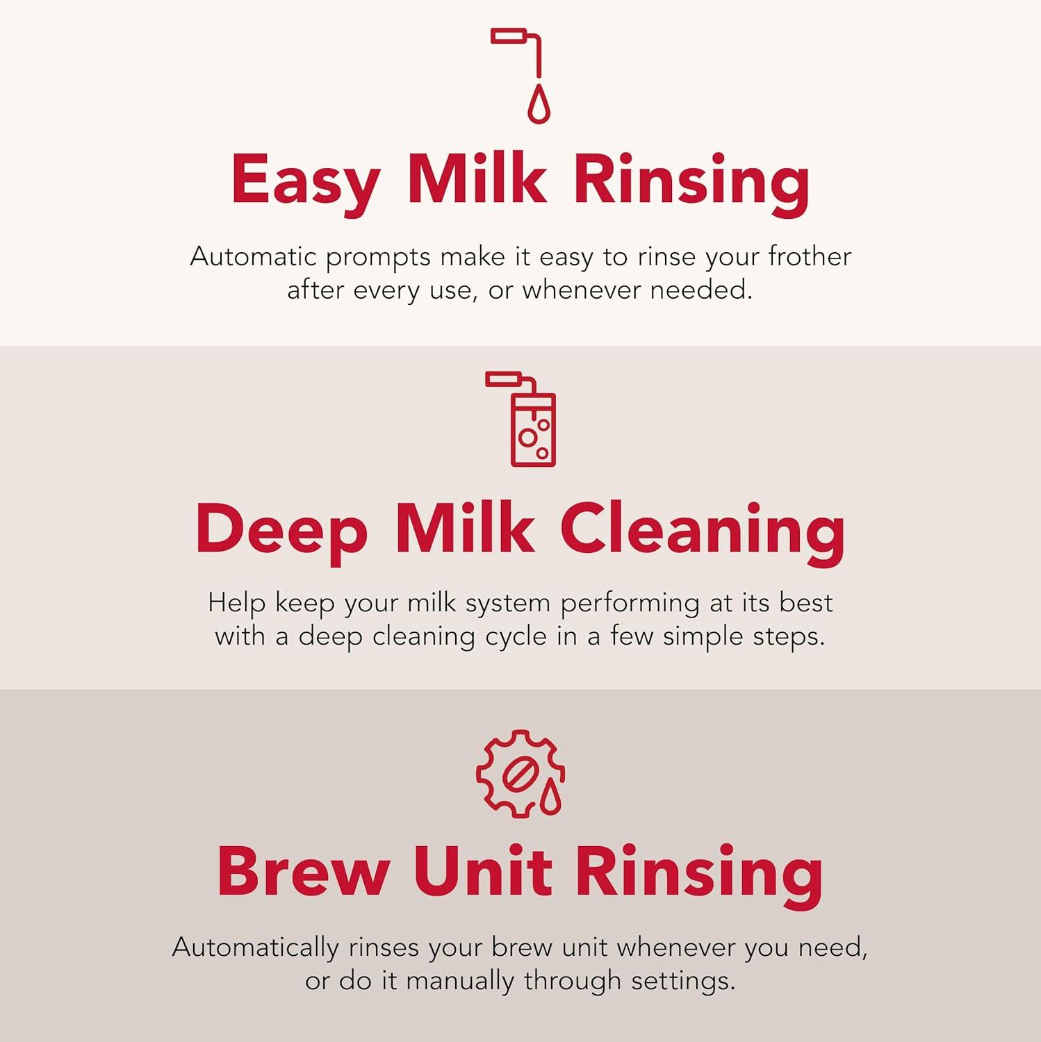 imageKitchenAid Fully Automatic Espresso Machine KF8 with Milk Attachment ampamp Plant Based Milk Options KES8558JP JuniperPorcelain