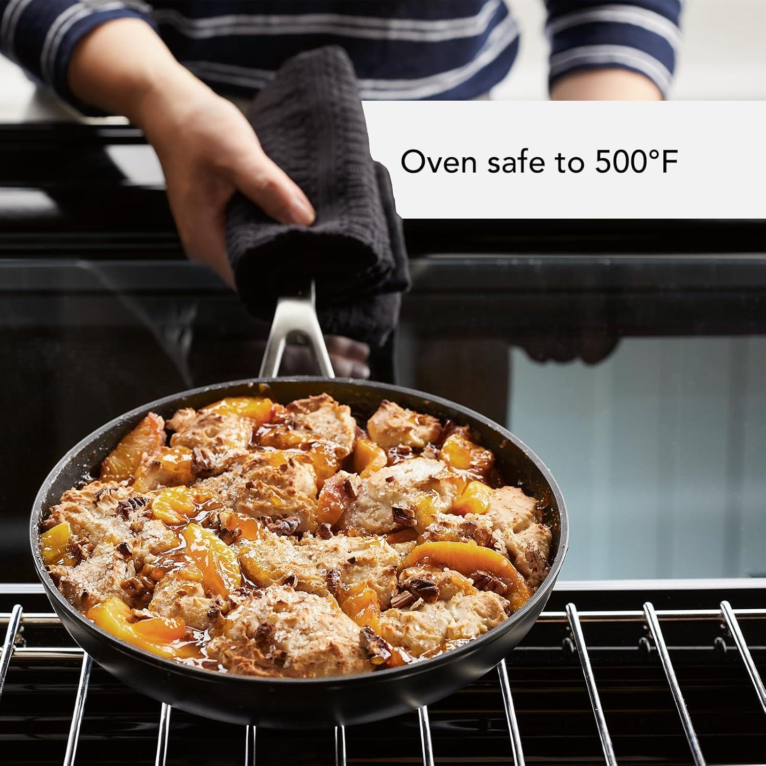 imageKitchenAid Hard Anodized Induction Nonstick Cookware Pots and Pans Set 10 Piece Matte BlackCookware Set 10 Piece