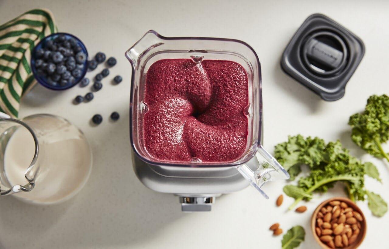 imageKitchenAid K400 Variable Speed Blender KSB4027 Blue Velvet 56 ozPassion Red