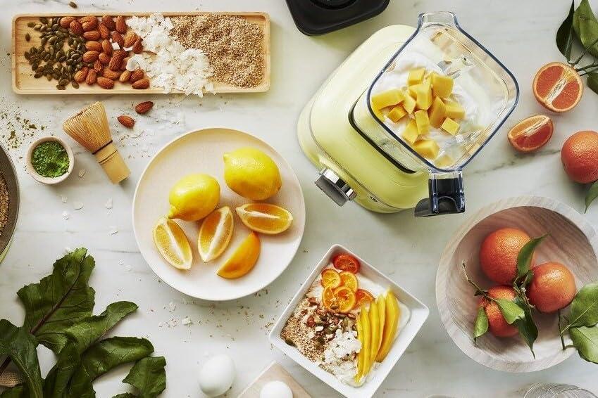 imageKitchenAid K400 Variable Speed Blender KSB4027 Blue Velvet 56 ozPassion Red