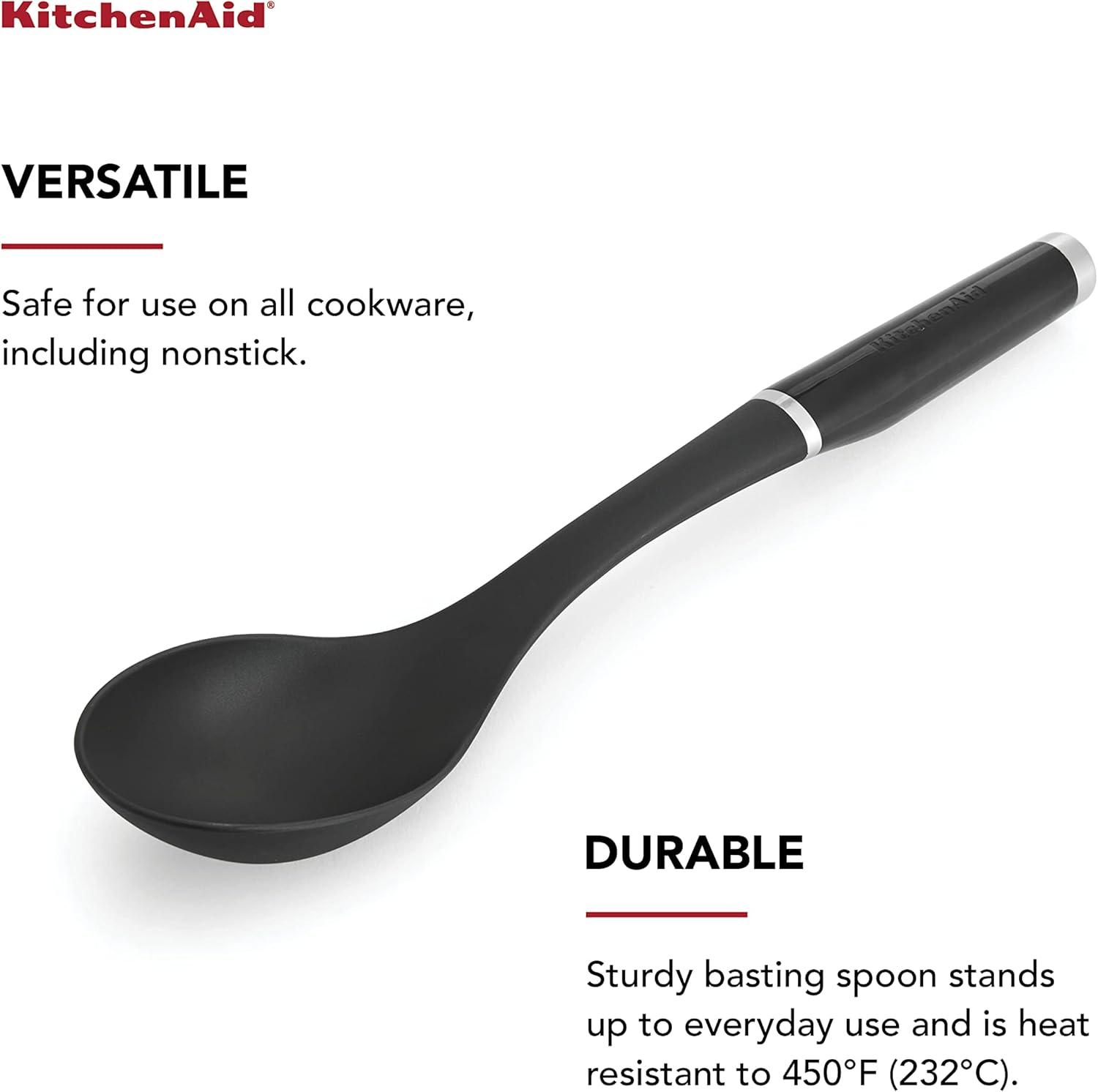 imageKitchenAid KE003OHOBA Classic Basting Spoon One Size BlackOne Size