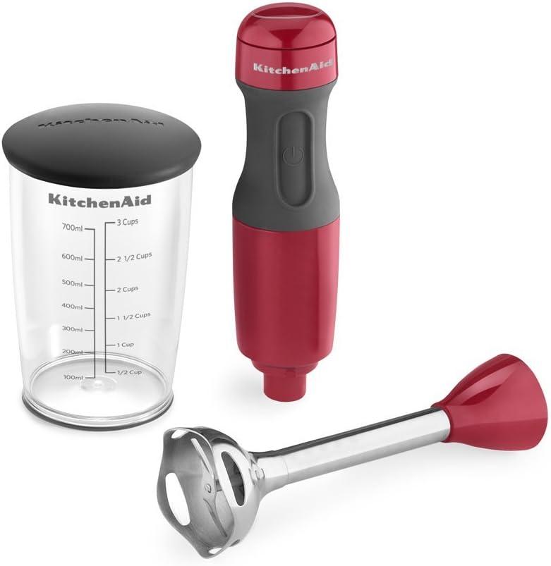 imageKitchenAid KHB1231 2Speed Hand Blender Empire Red KHB1231ER Renewed