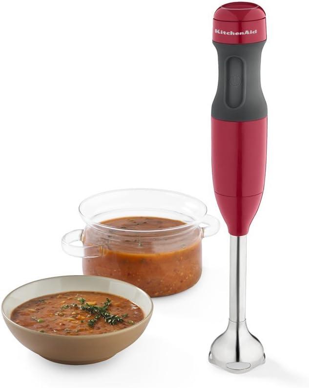 imageKitchenAid KHB1231 2Speed Hand Blender Empire Red KHB1231ER Renewed