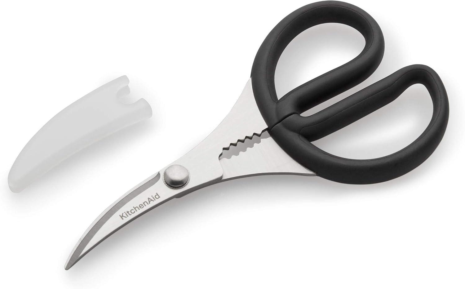 imageKitchenAid KQ351OHOBA Universal Stainless Steel Shears Utility BlackSeafood Shears