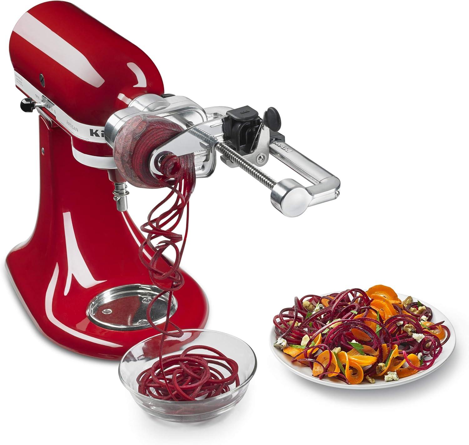 imageKitchenAid KSM2APCQ 7 Blade Spiralizer Plus with Peel Core and SliceSpiralizer Plus