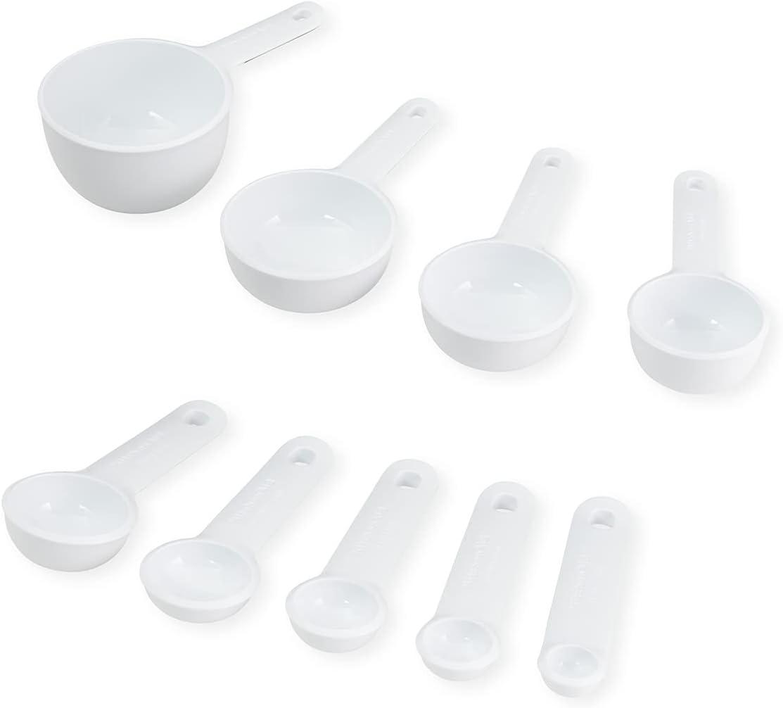imageKitchenAid Measuring Cups and Spoon Set Beetroot 9PieceWhite