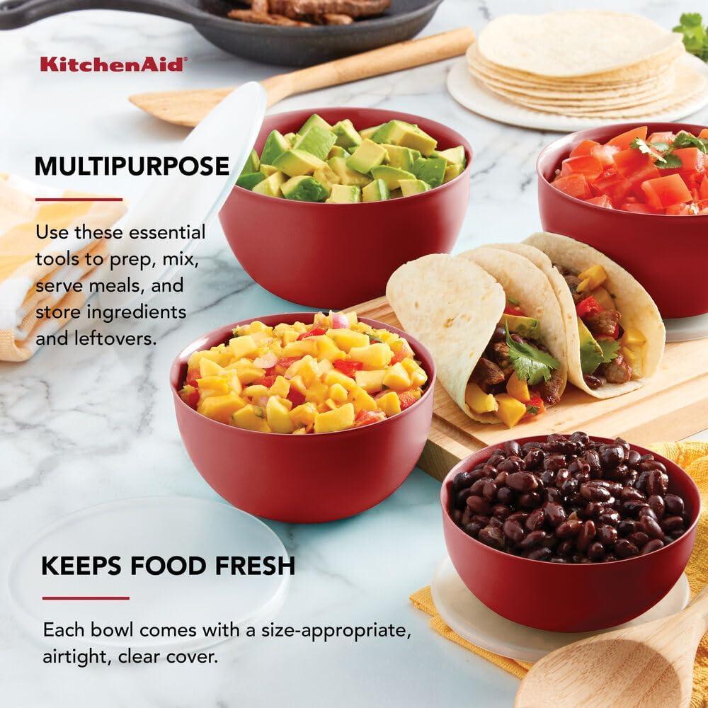 imageKitchenAid Prep Bowls with Lids Set of 4