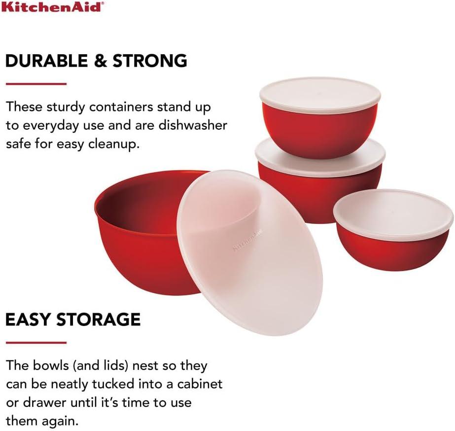 imageKitchenAid Prep Bowls with Lids Set of 4