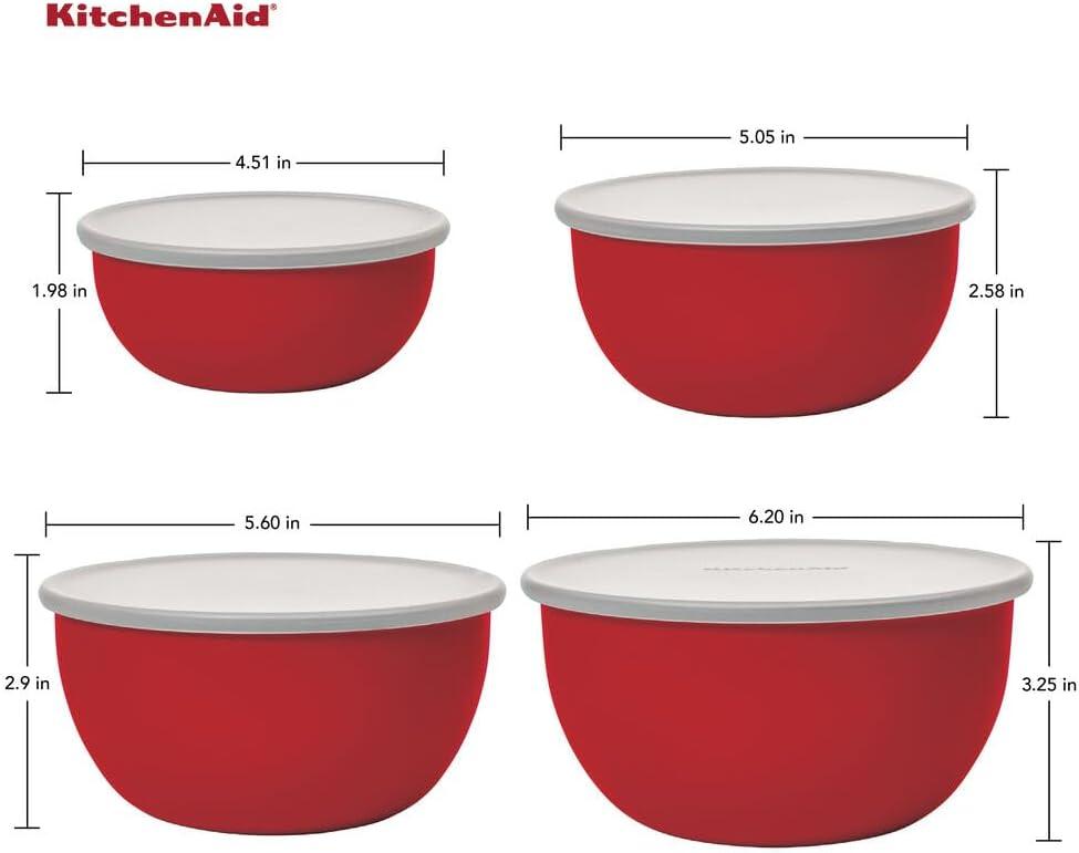 imageKitchenAid Prep Bowls with Lids Set of 4