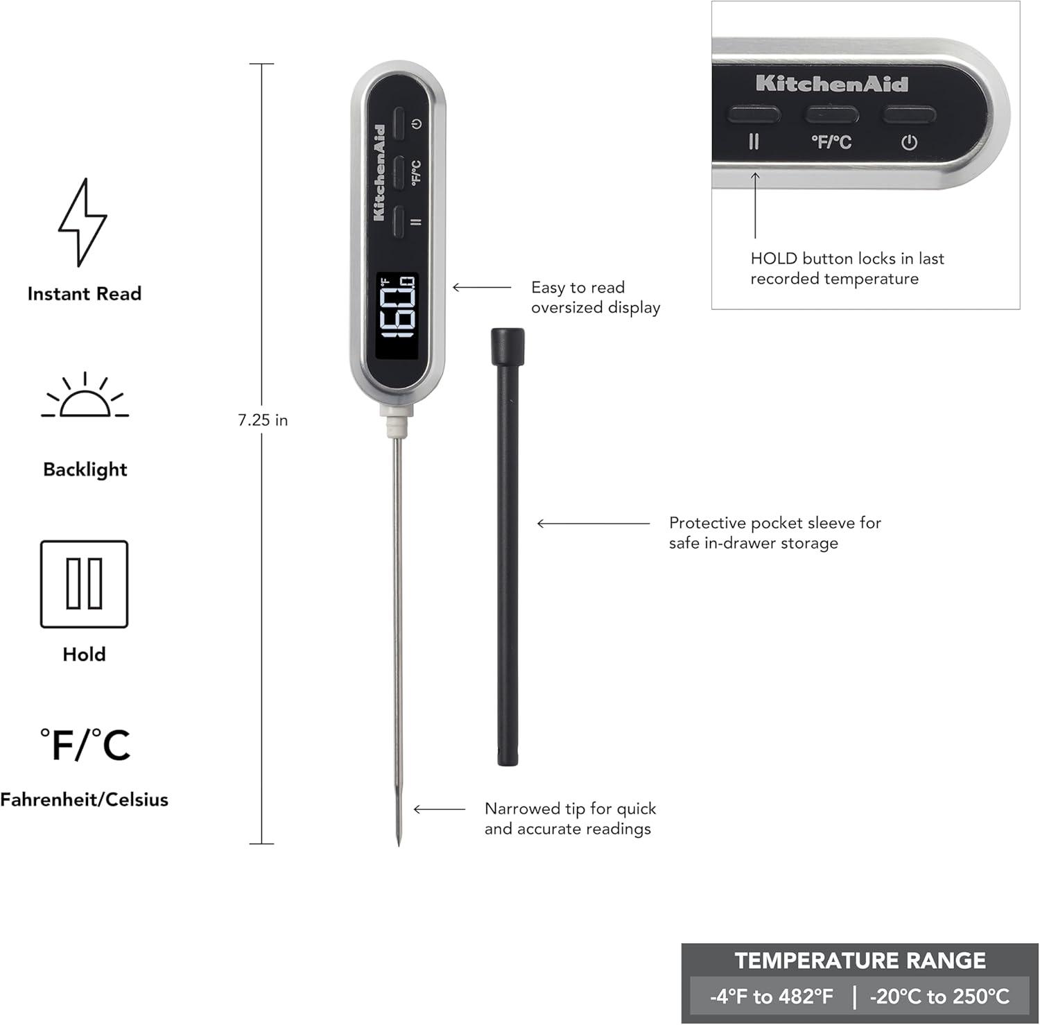 imageKitchenAid Rapid Response Digital ThermometerBlack