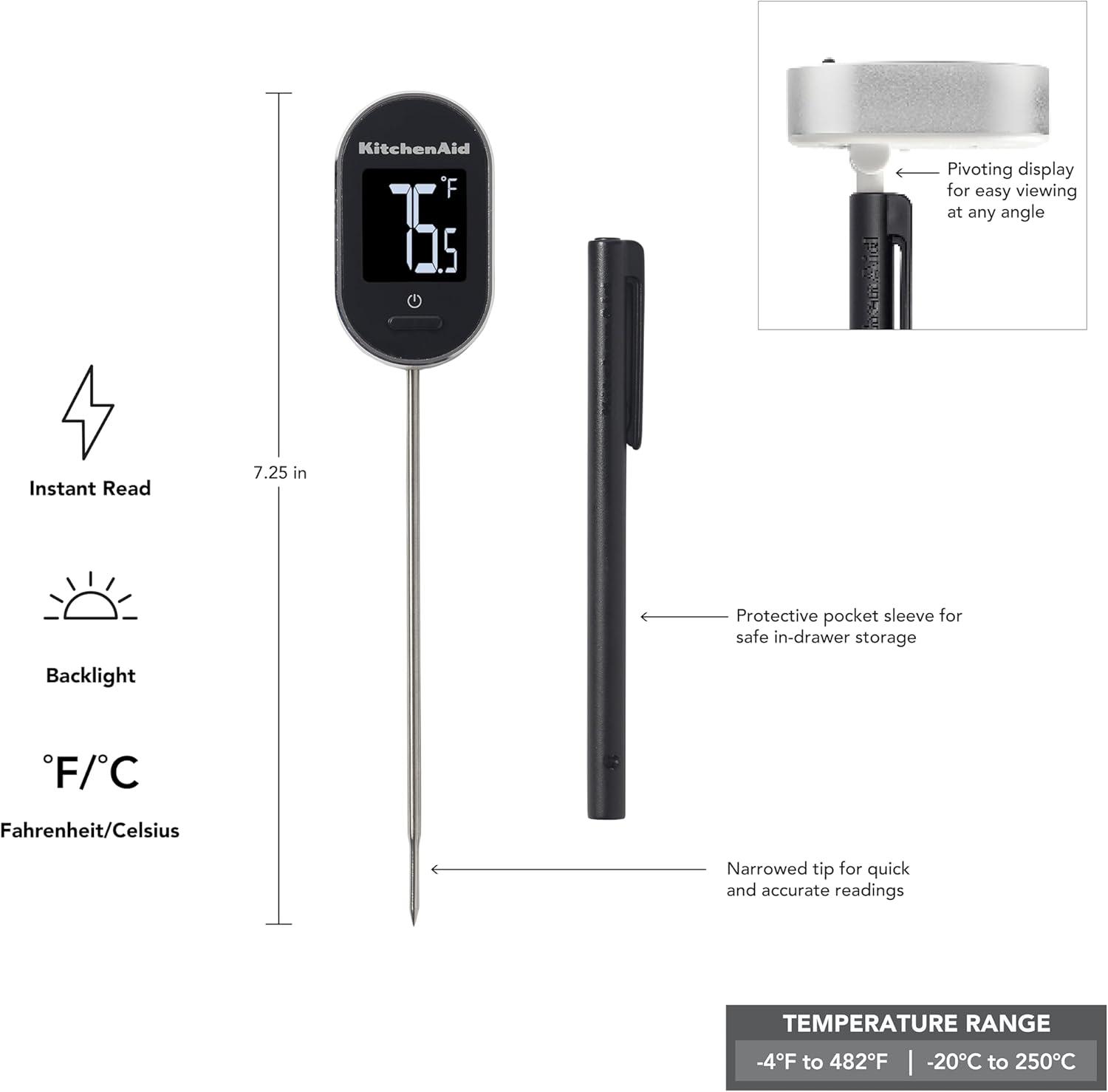 imageKitchenAid Rapid Response Digital ThermometerBlack
