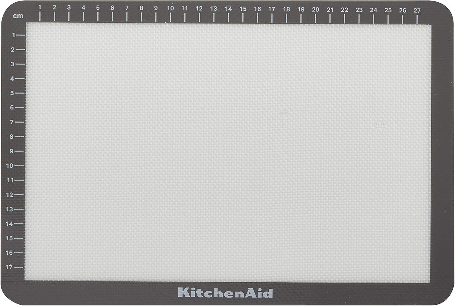imageKitchenAid Silicone Large Baking Mat 12x17Inch Gray12L x 8W