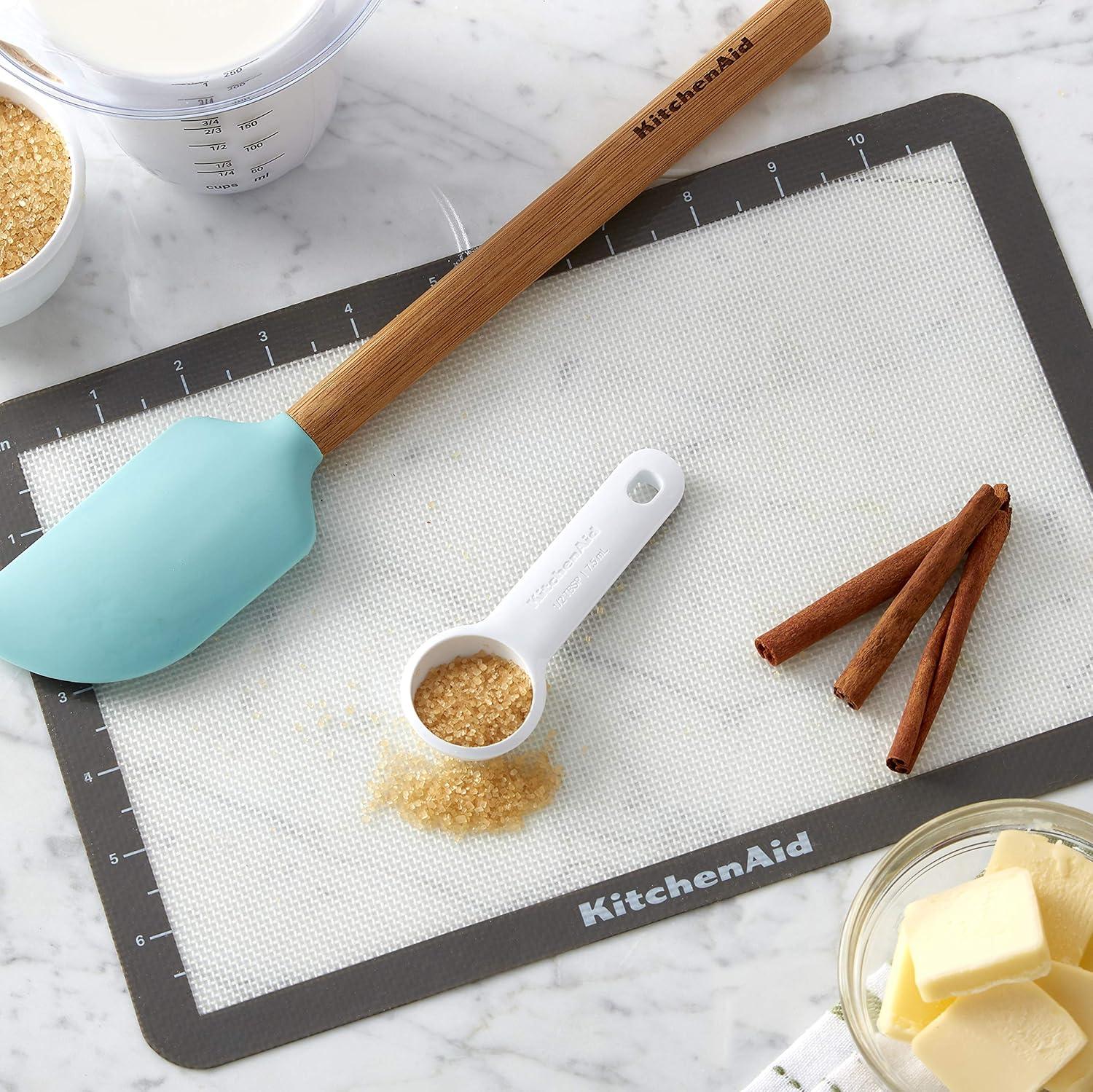 imageKitchenAid Silicone Large Baking Mat 12x17Inch Gray12L x 8W