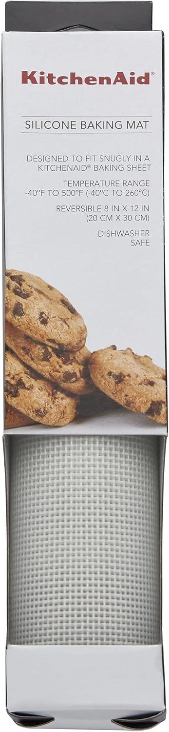 imageKitchenAid Silicone Large Baking Mat 12x17Inch Gray12L x 8W