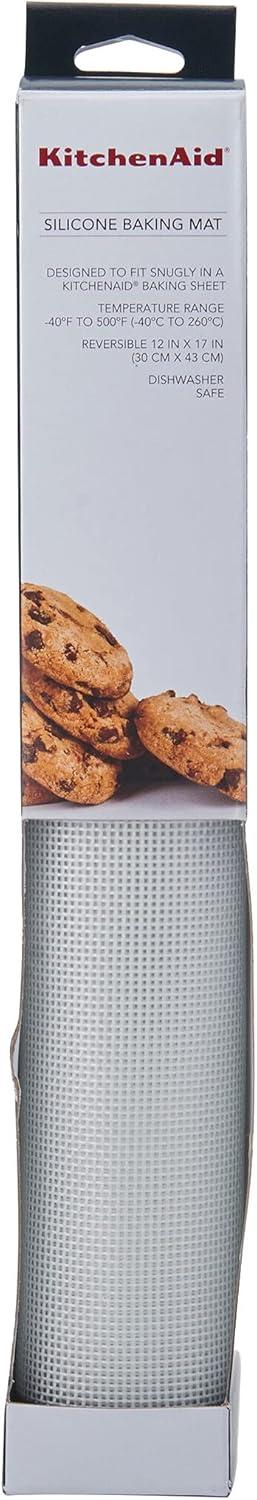 imageKitchenAid Silicone Large Baking Mat 12x17Inch Gray17L x 12W