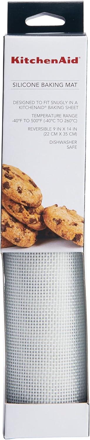 imageKitchenAid Silicone Large Baking Mat 12x17Inch Gray9L x 14W